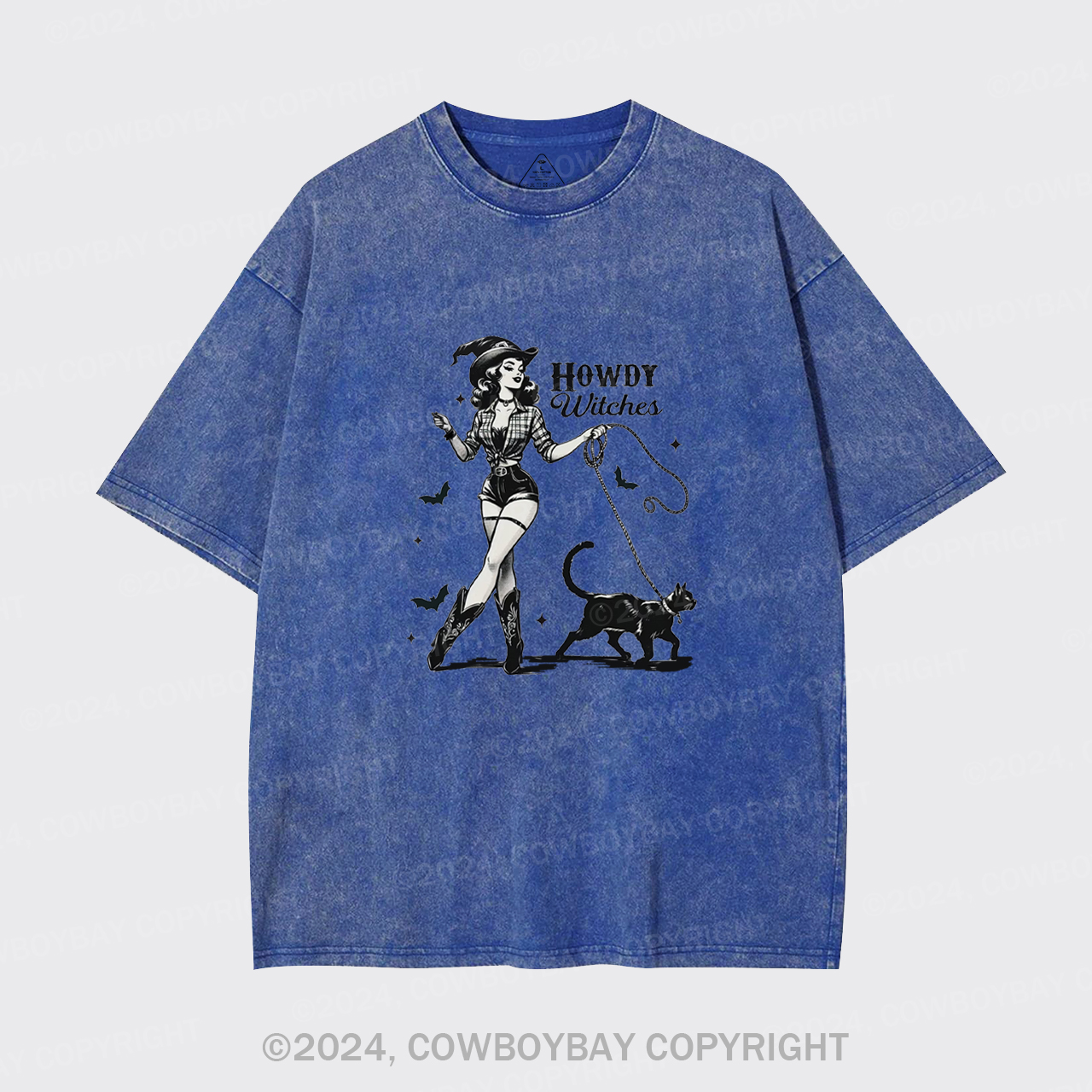 Western Cowgirl Halloween Garment-dye Tees