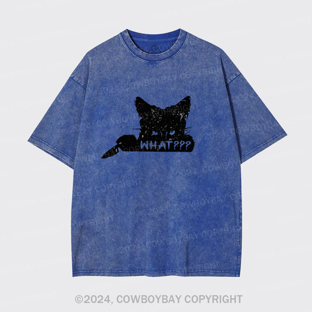 What??? Cat Halloween Garment-dye Tees