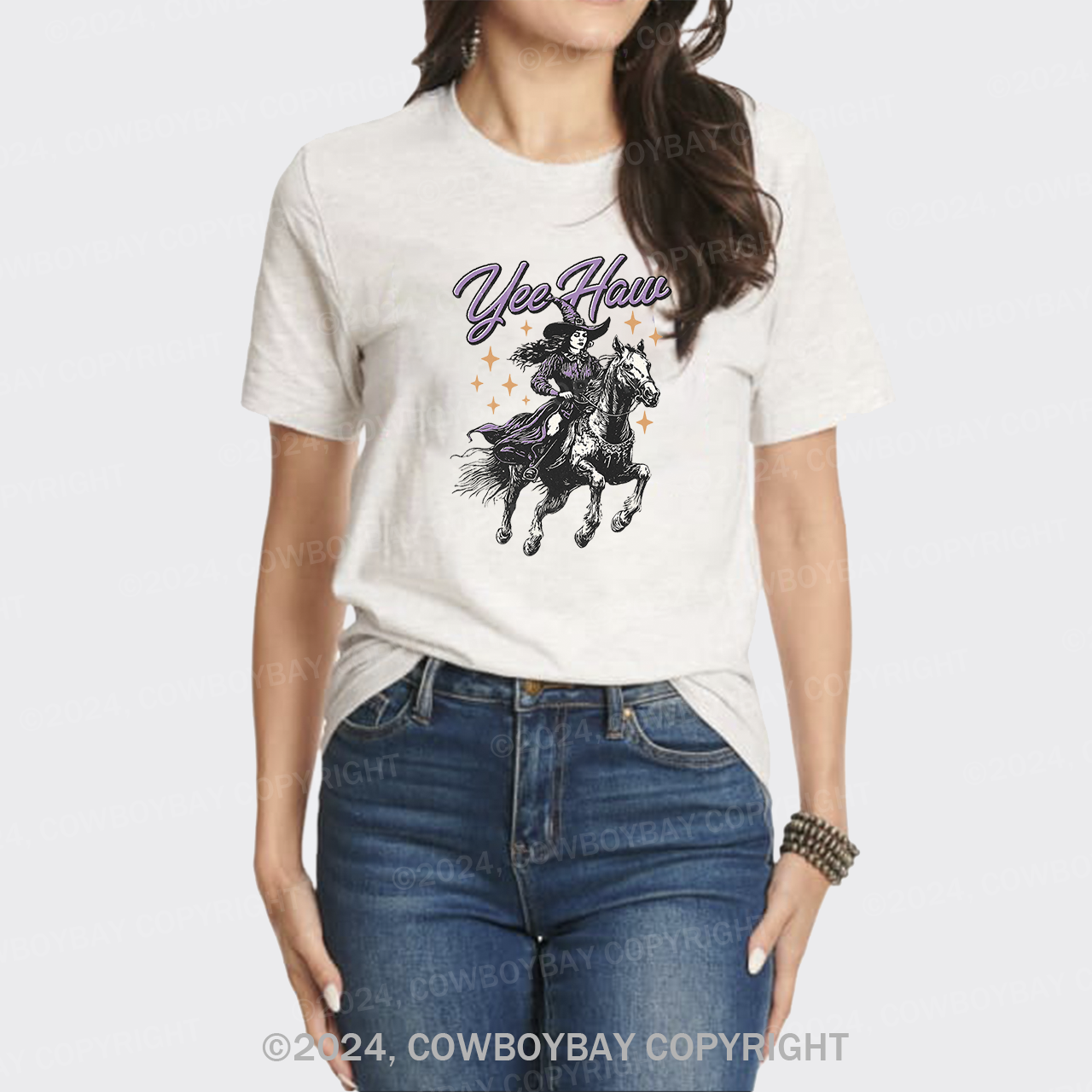Yee Haw,Halloween Cowgirl T-Shirts