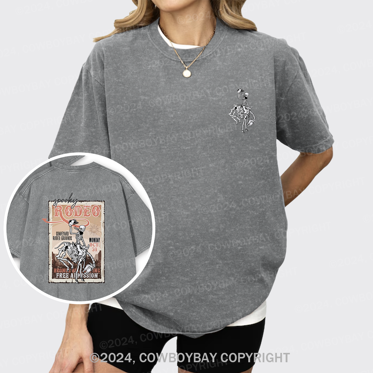 Your Halloween Stamp Garment-dye Tees