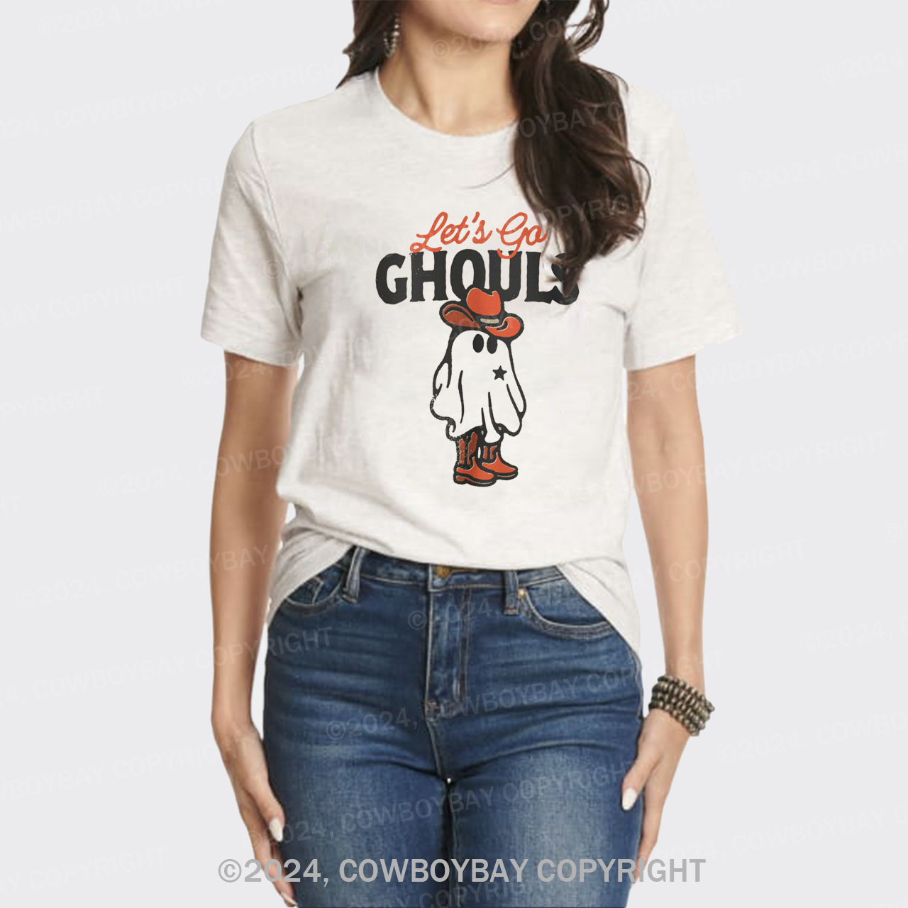 Let's Go Ghouls Crewneck T-Shirts