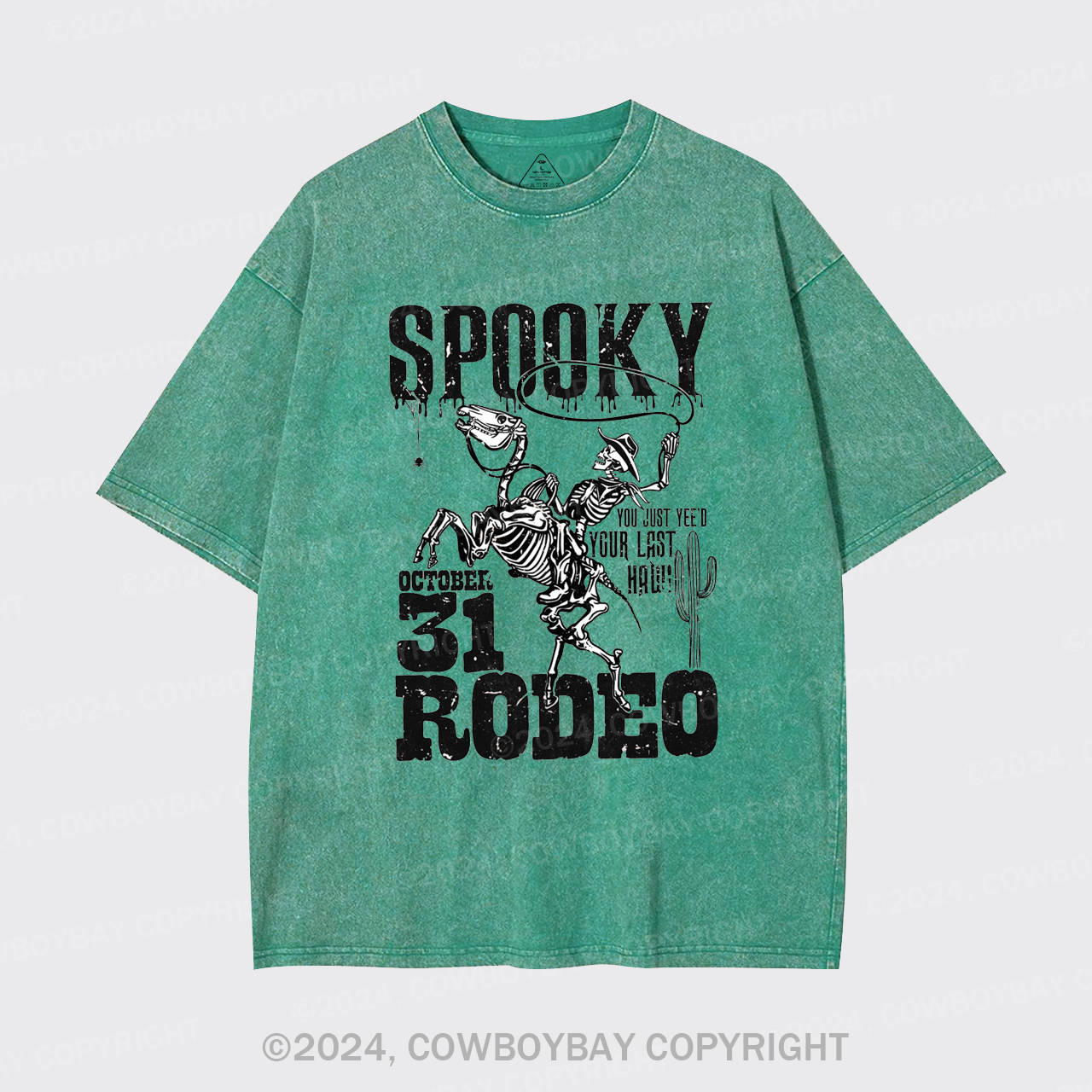 Retro Spooky Rodeo Garment-dye Tees
