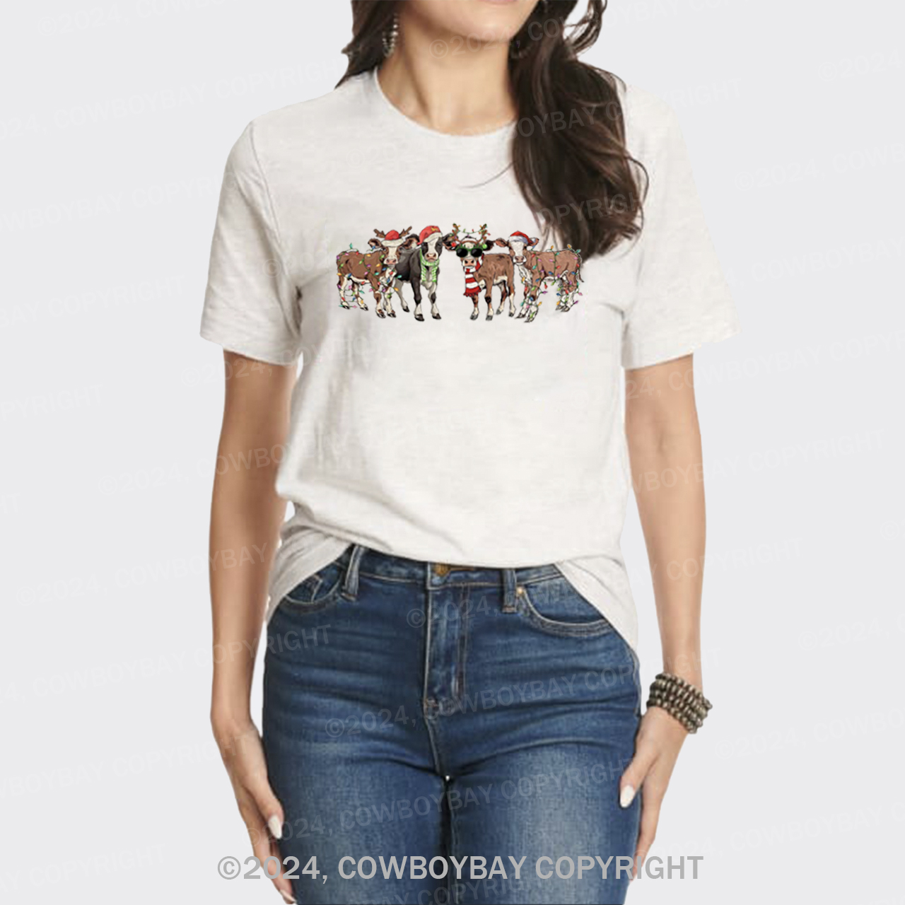 Christmas Cow T-Shirts