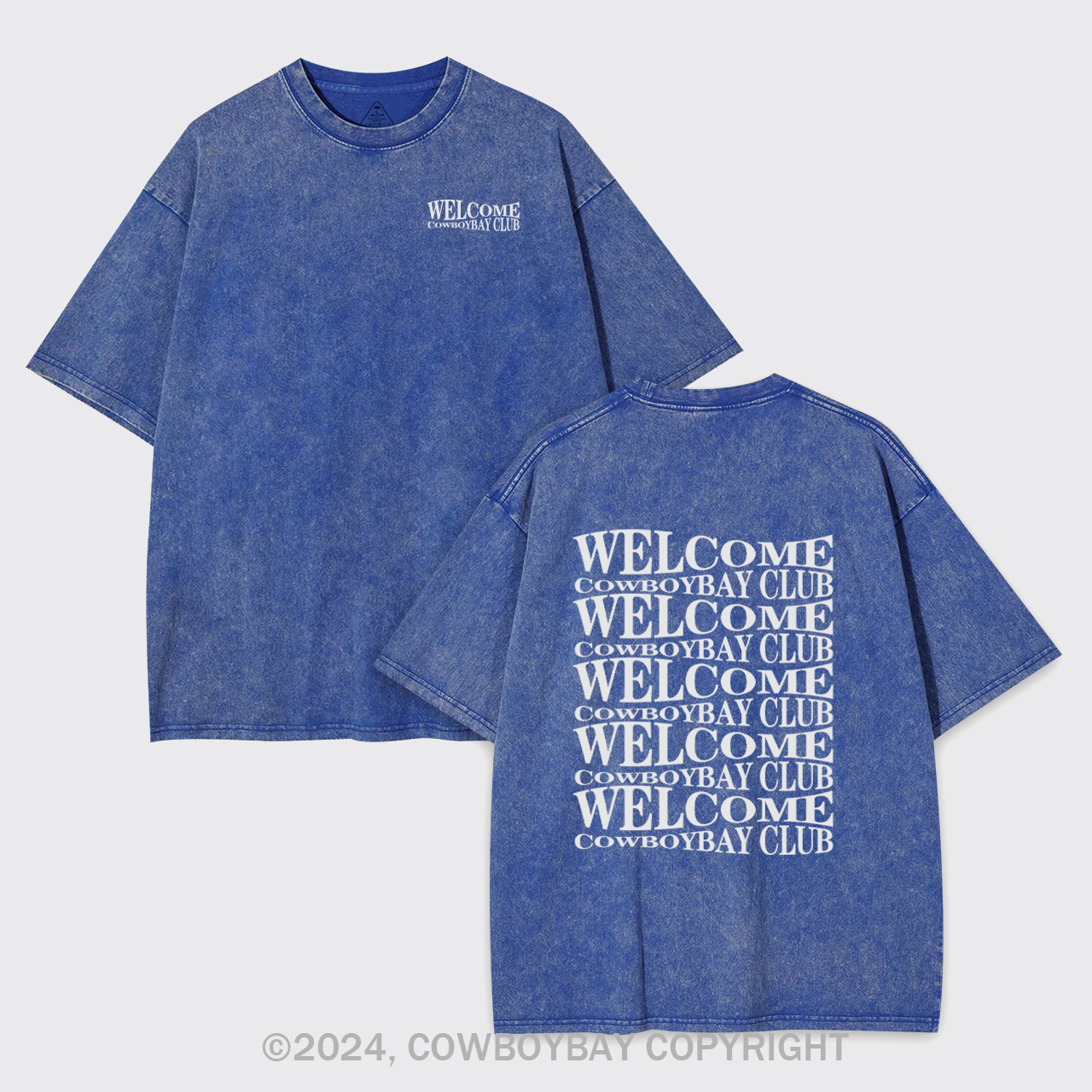 Welcome Cowboybay Club Garment-dye Tees