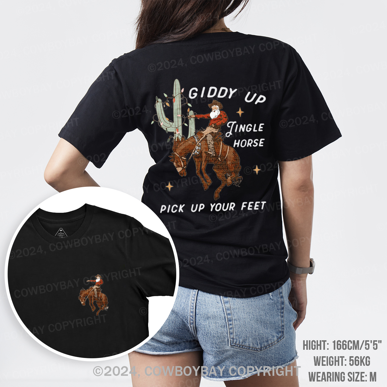 Giddy Up Jingle Horse Christmas T-Shirts