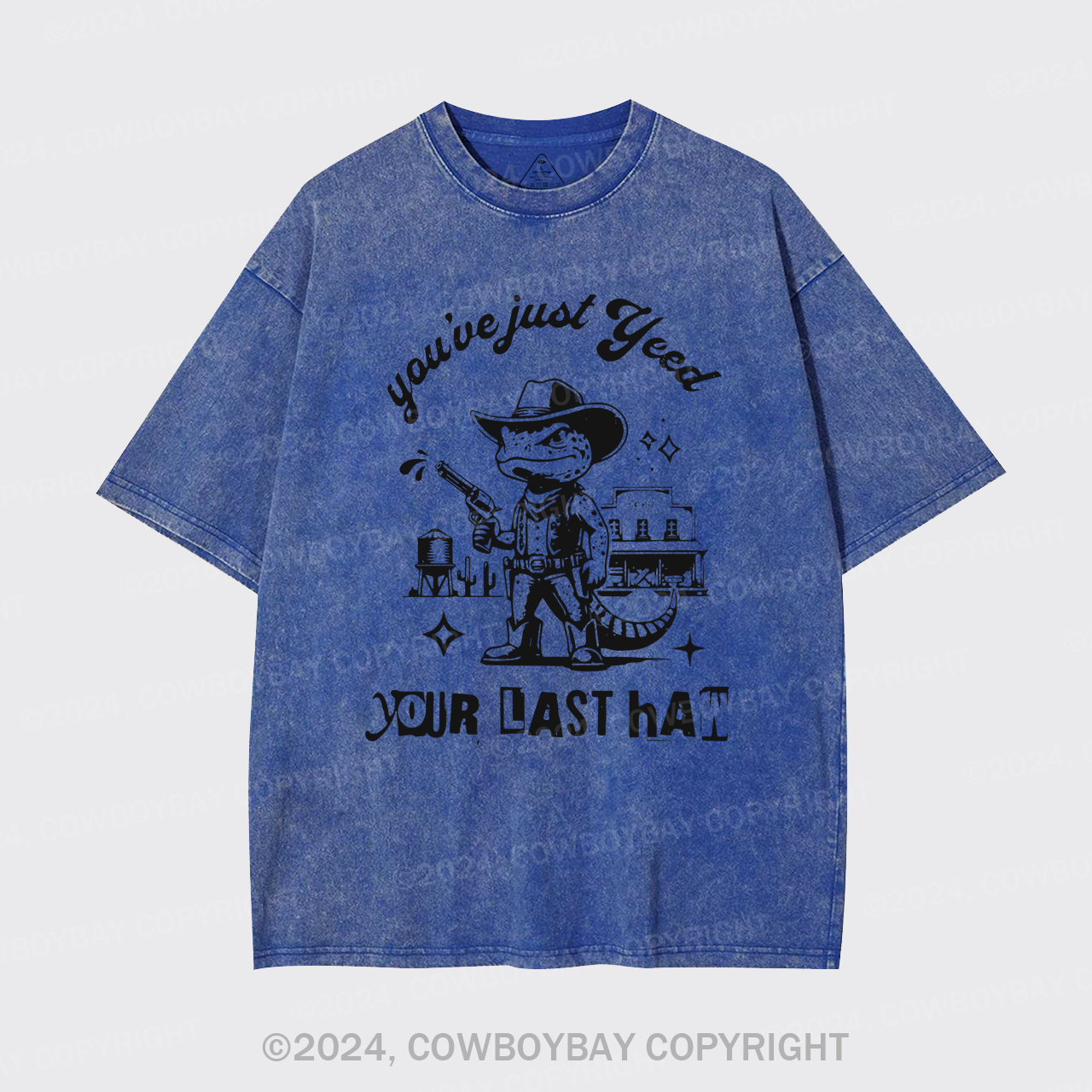 Your Last Haw Cowboy Frog Garment-dye Tees