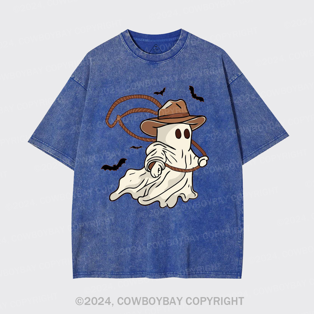 Ghost Cowboy Lasso Garment-dye Tees