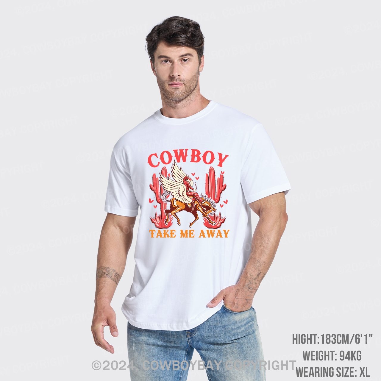 Wild West Cowboy Take Me Away T-Shirts