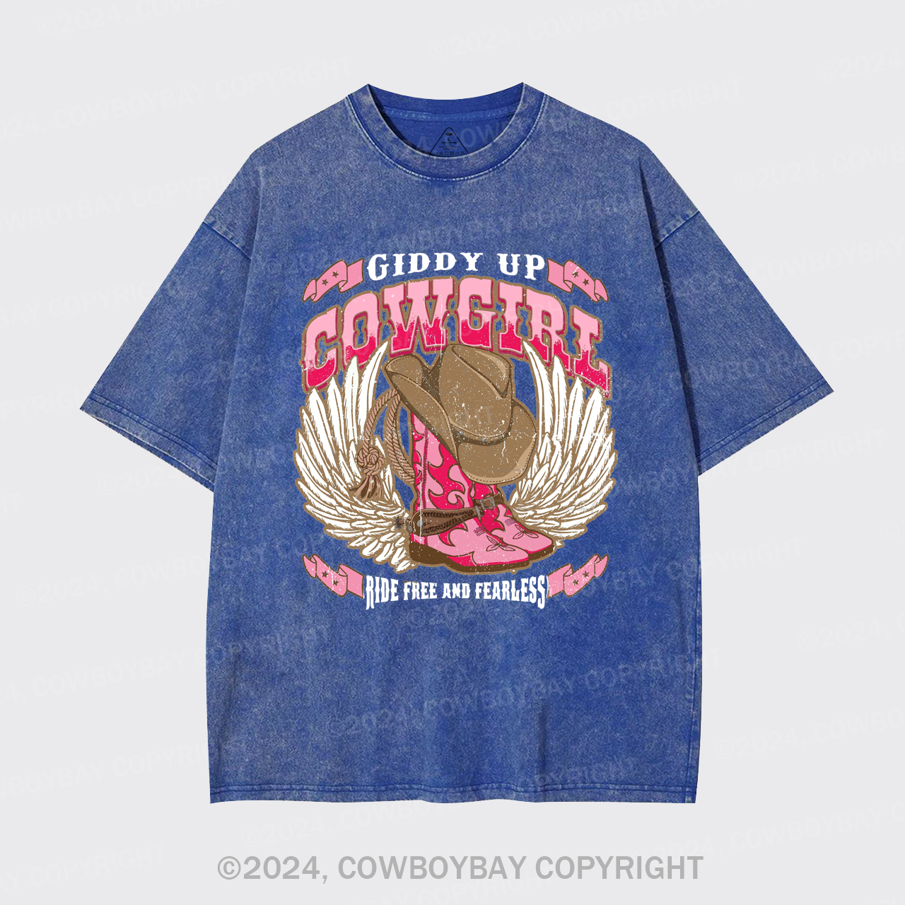 Giddy Up Cowgirl Garment-dye Tees