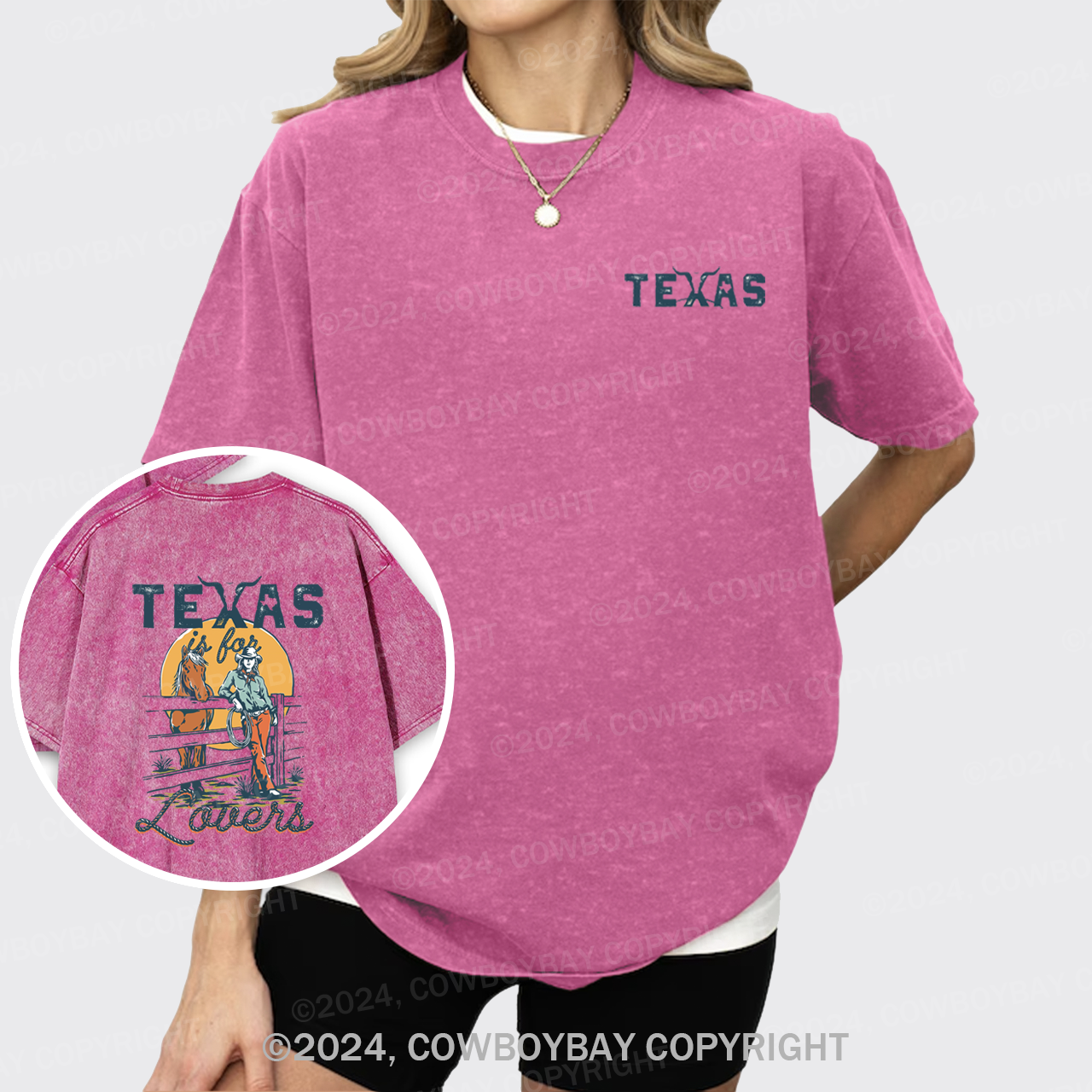 Texas Is For Lovers Garment-dye Tees