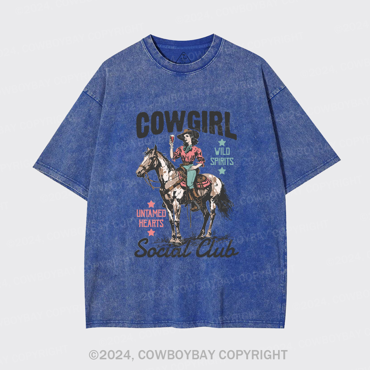 Cowgirl Social Club Garment-dye Tees