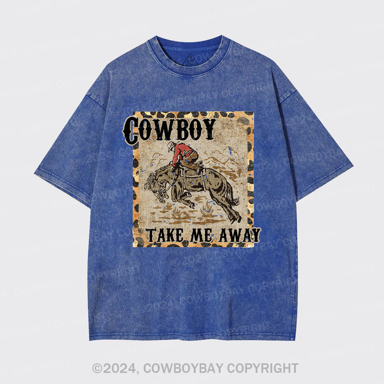 Cowboy Take Me Away,Western 90s Garment-dye Tees