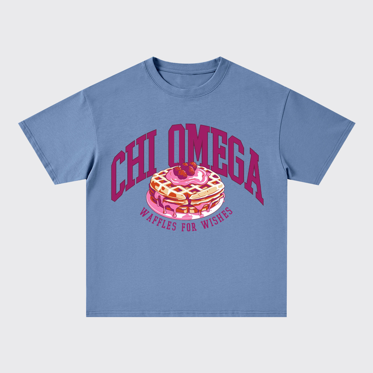 Cranberry Waffles Oversize T-Shirts