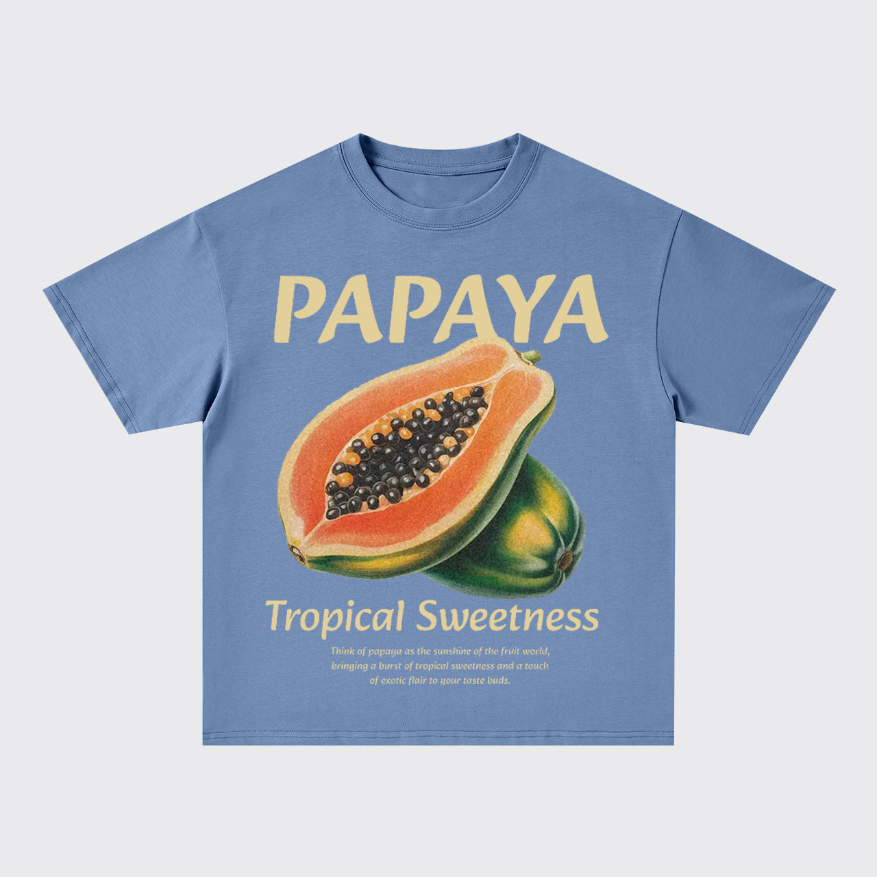 Retro Style-Fresh Papaya Oversize T-Shirts
