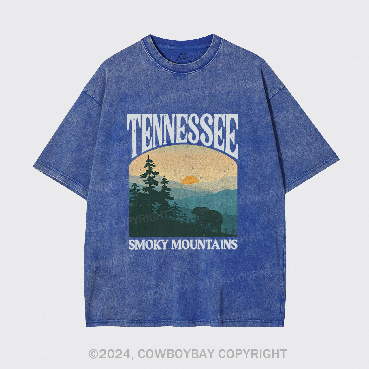 Tennessee Smoky Mountains Garment-dye Tees