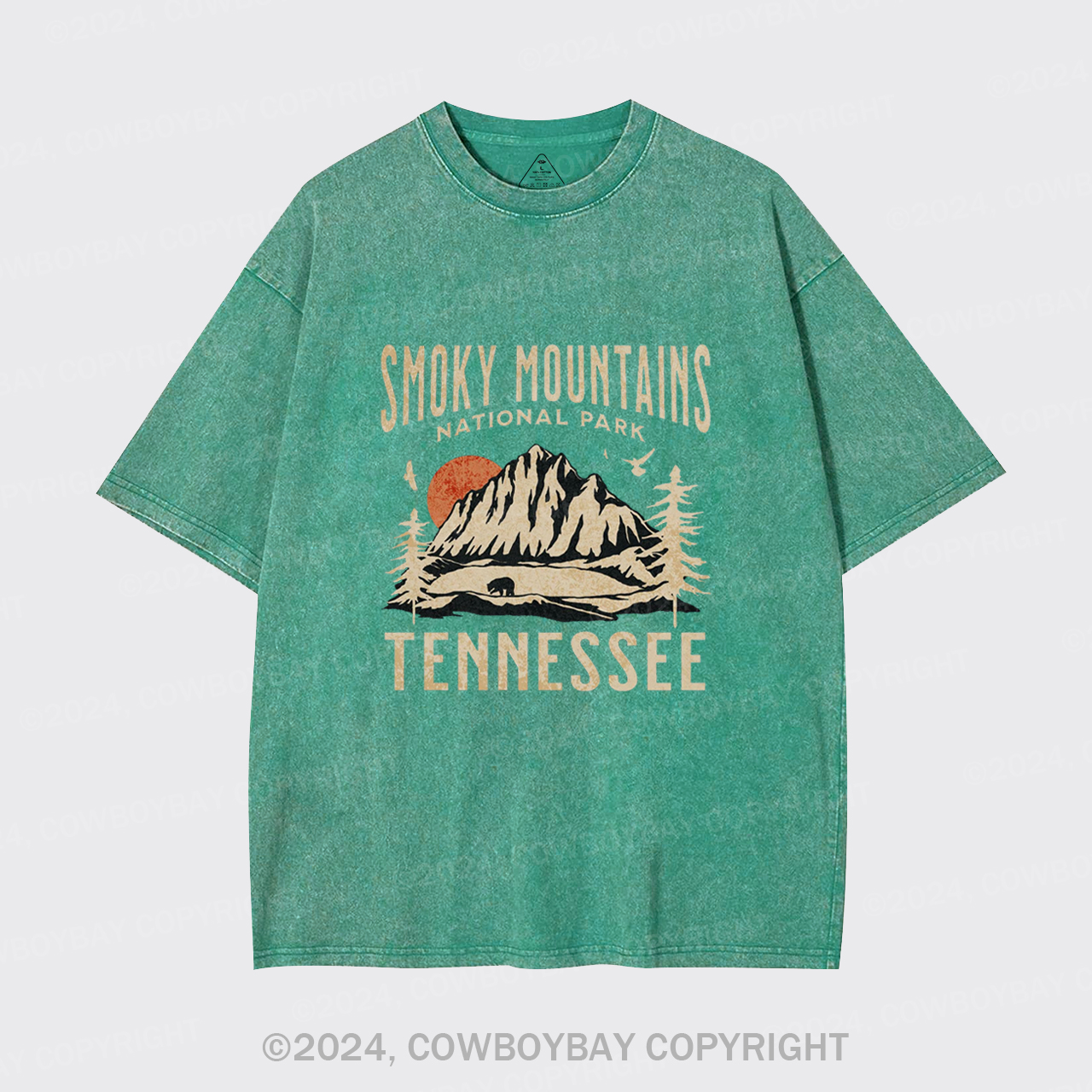 Smoky Mountains National Park Tennessee Garment-dye Tees