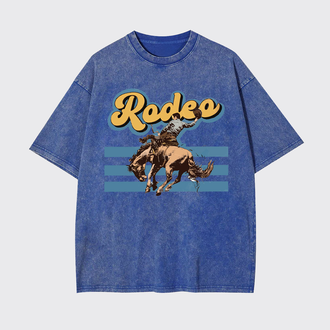 Western Rodeo Cowboy Garment-dye Tees