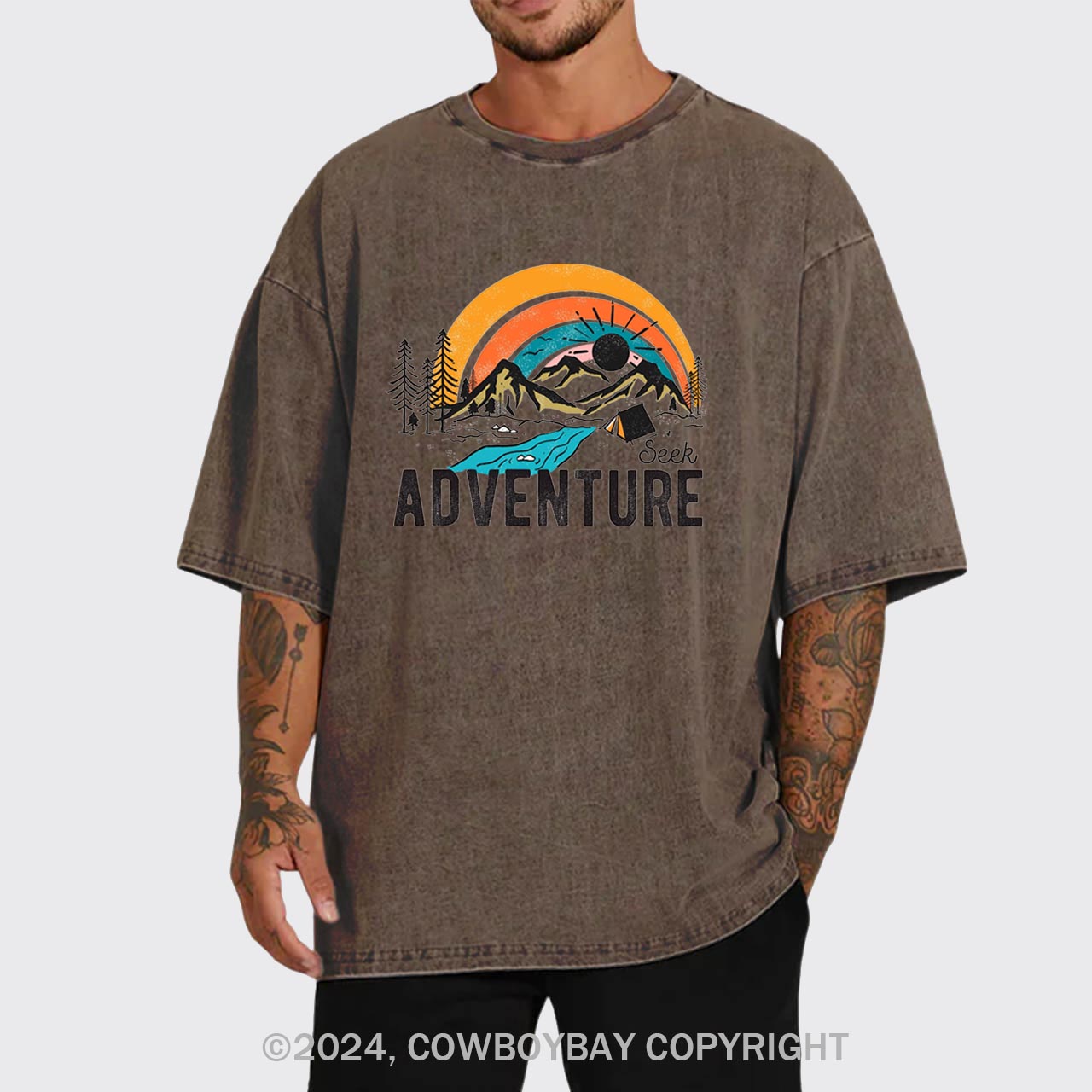 Seek Adventure Garment-dye Tees