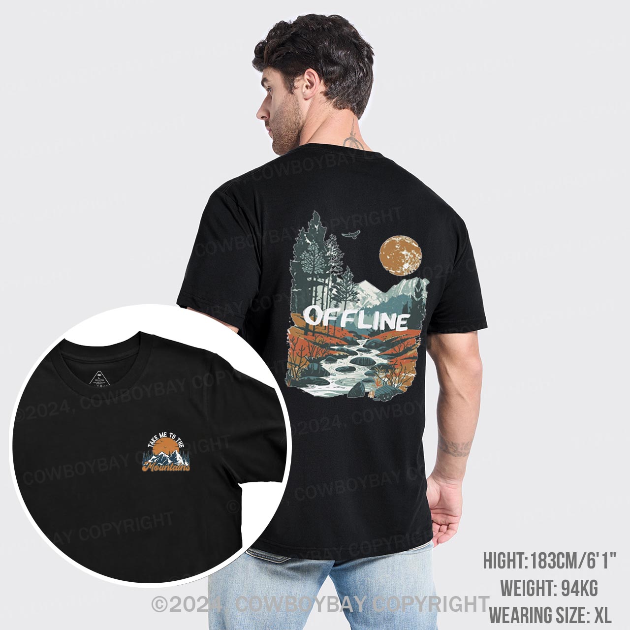 Hiking In The Mountains T-Shirts