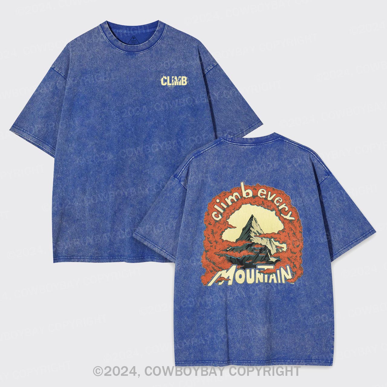 Climb Every Mountain Garment-dye Tees