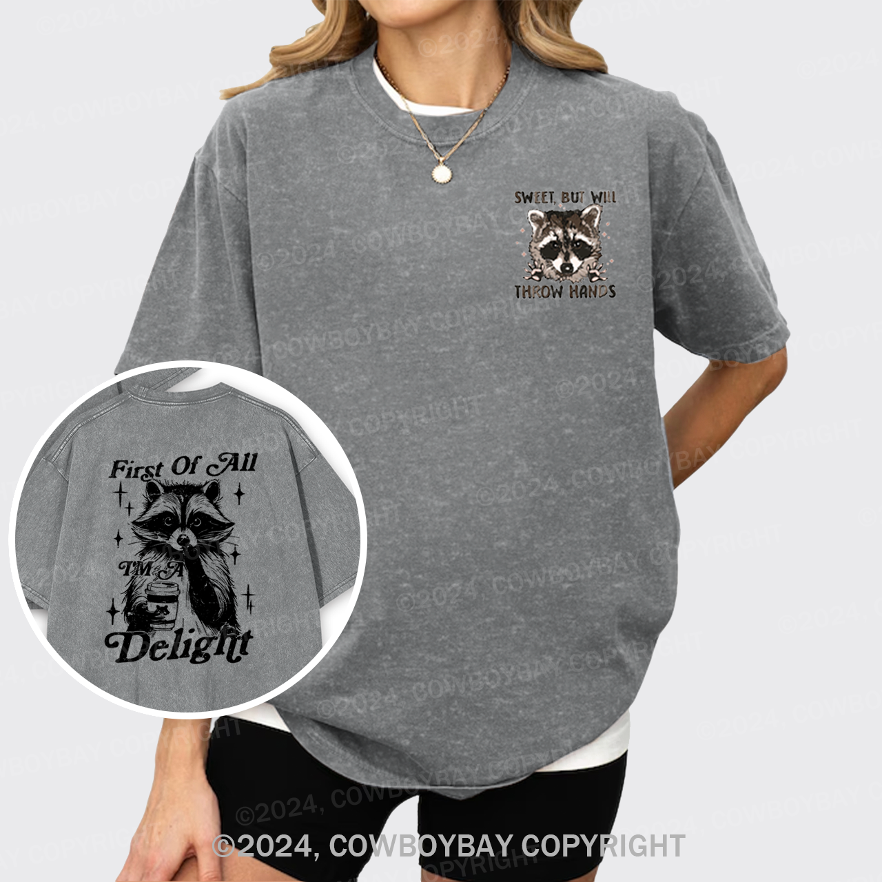 First Of All I'm A Delight Garment-dye Tees