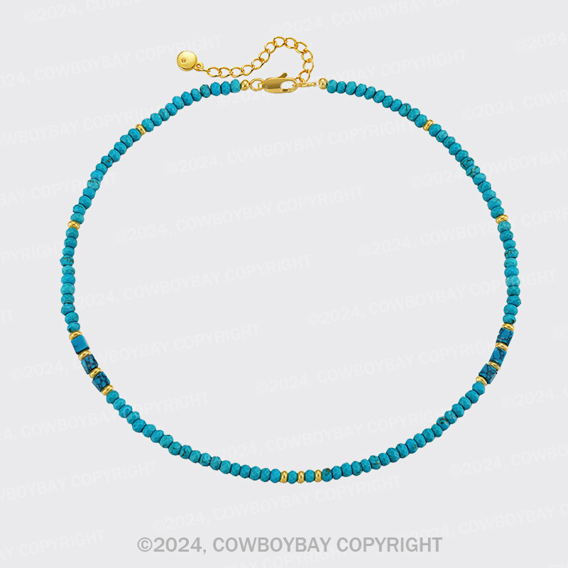 Turquoise Beaded Necklace