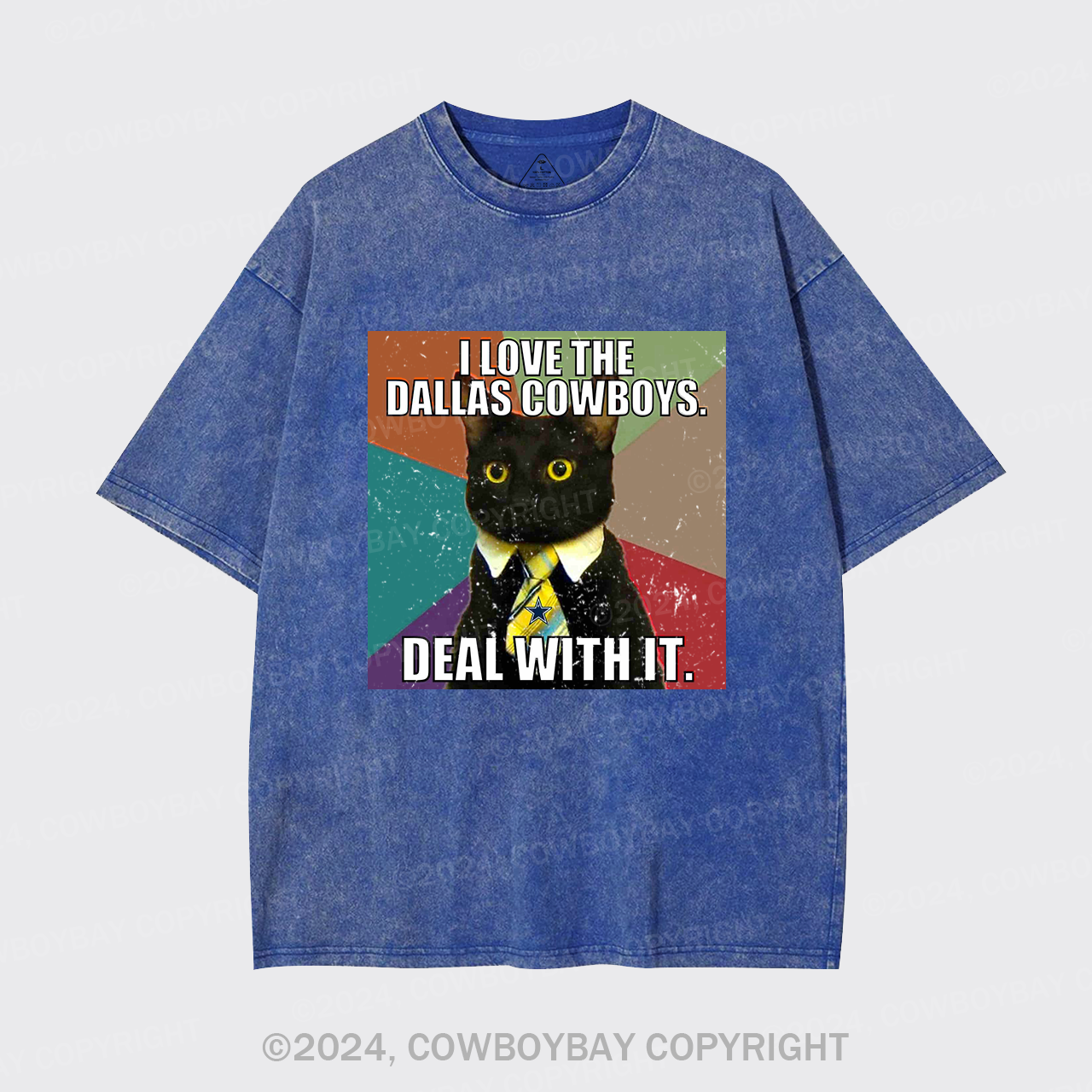 I Love The Dallas Cowboys Garment-dye Tees