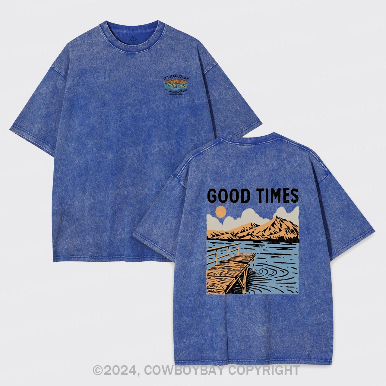 Good Times Lake Garment-dye Tees