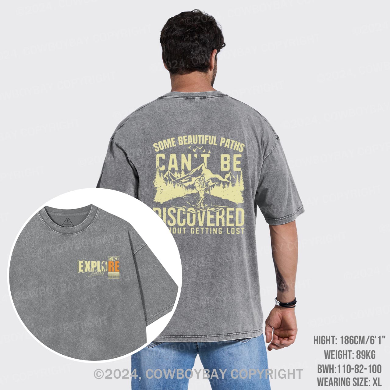 Hiker Nature Garment-dye Tees