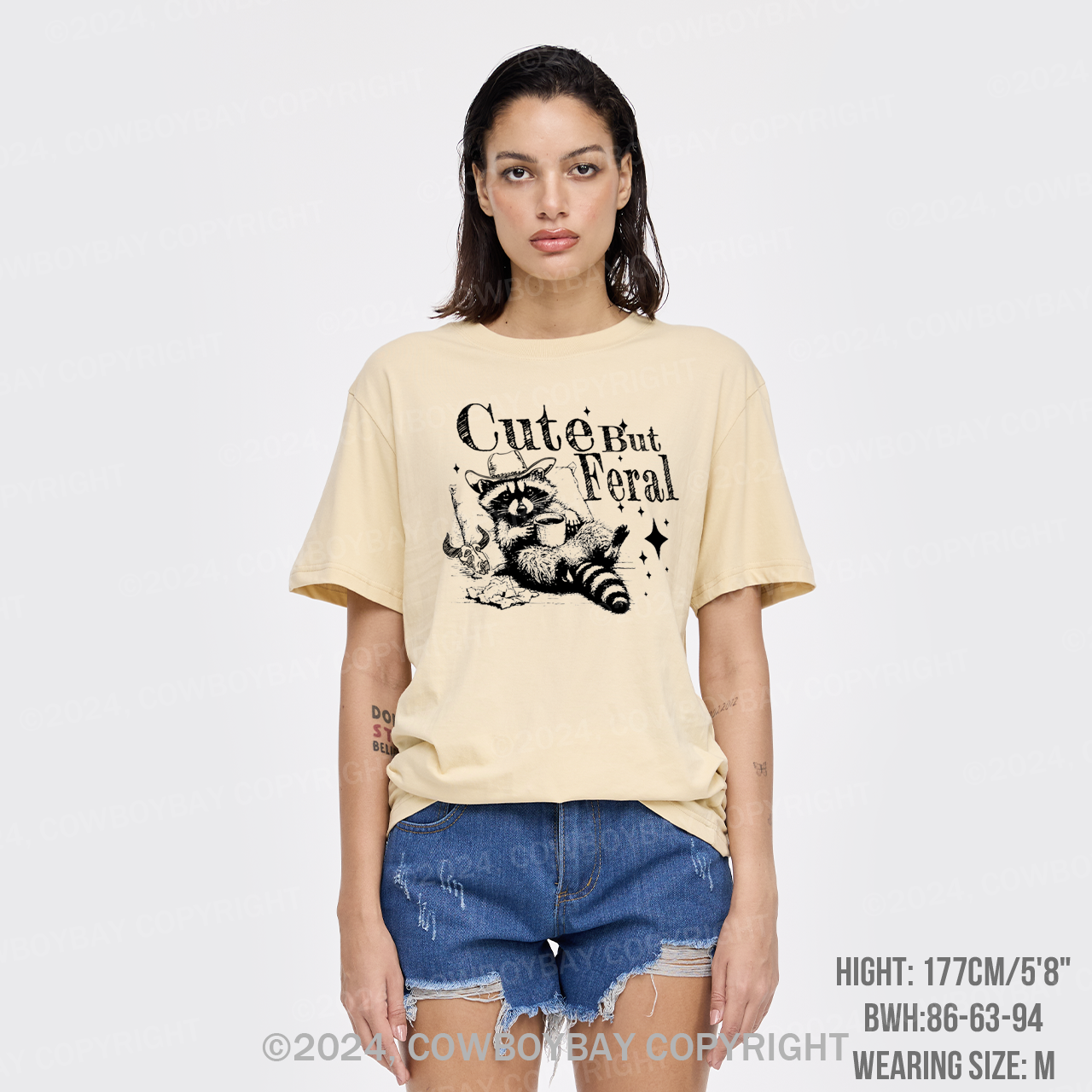 Cute But Feral Raccoon T-Shirts