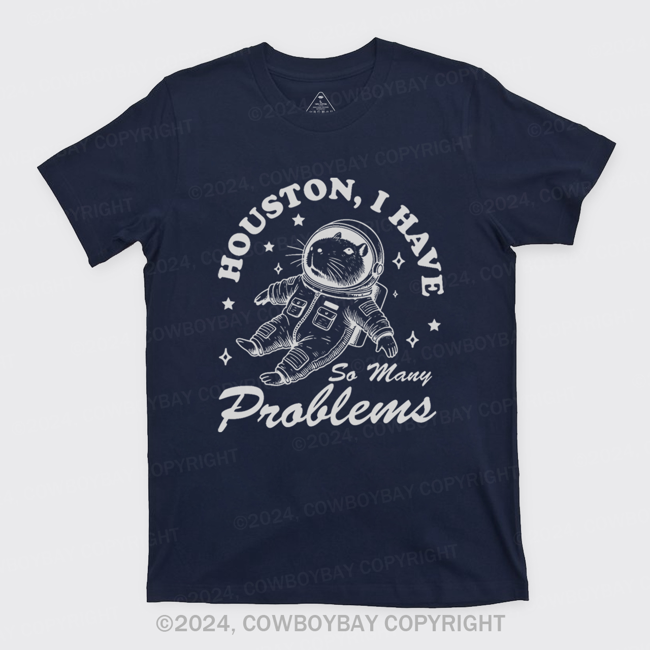 Funny Capybara in Outer Space T-Shirts