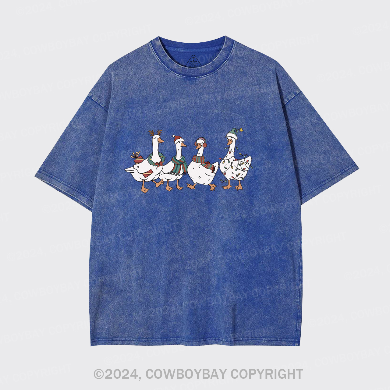 Christmas Silly Goose Garment-dye Tees