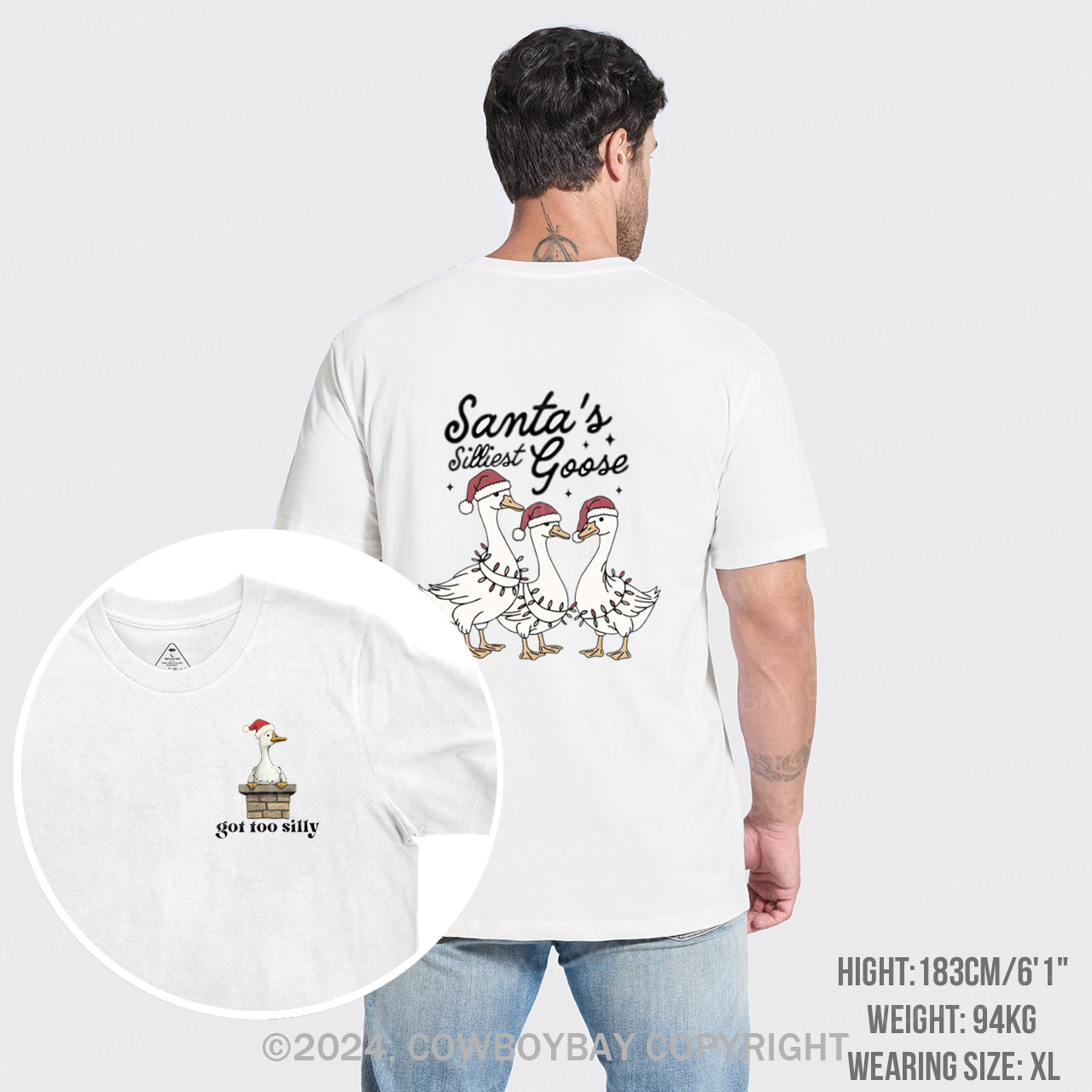 Santa's Silliest Goose T-Shirts