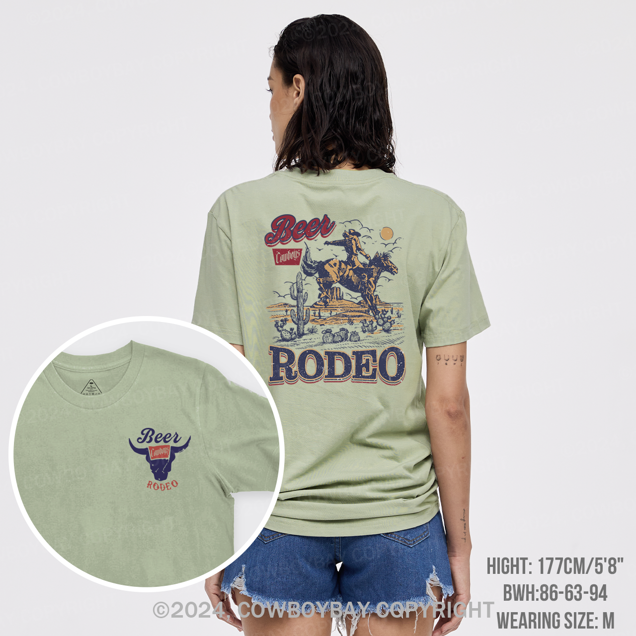 Beer Vintage Vibe Cowboy T-Shirts