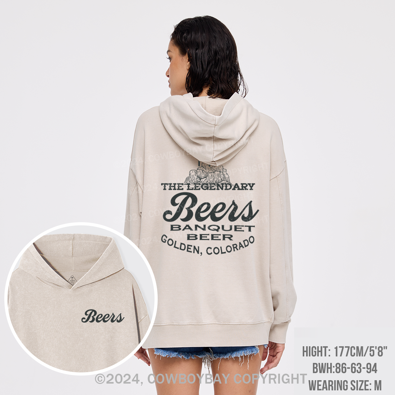 Come For A Beers Banquet  Garment-Dye Hoodies