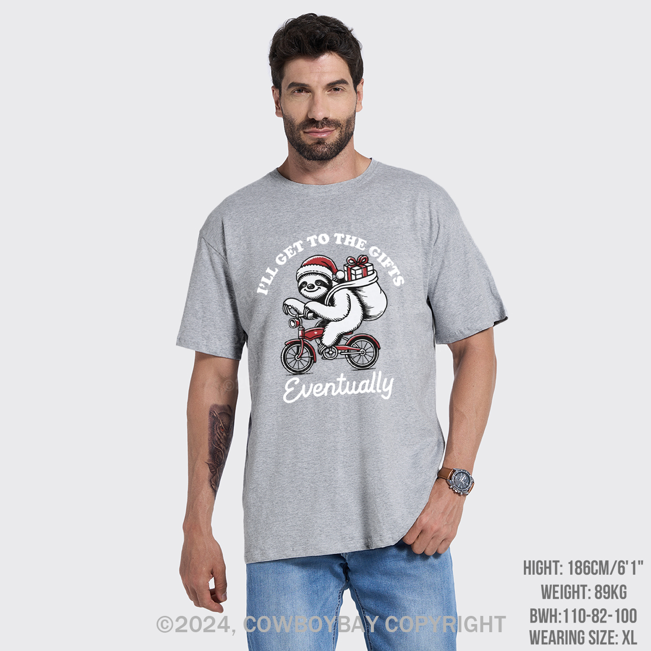 Merry Christmas Sloth T-Shirts