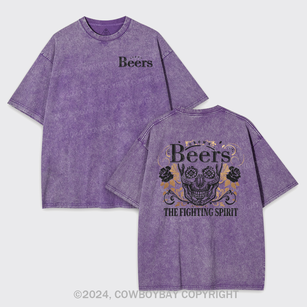 Beer Fighting Spirit Garment-dye Tees