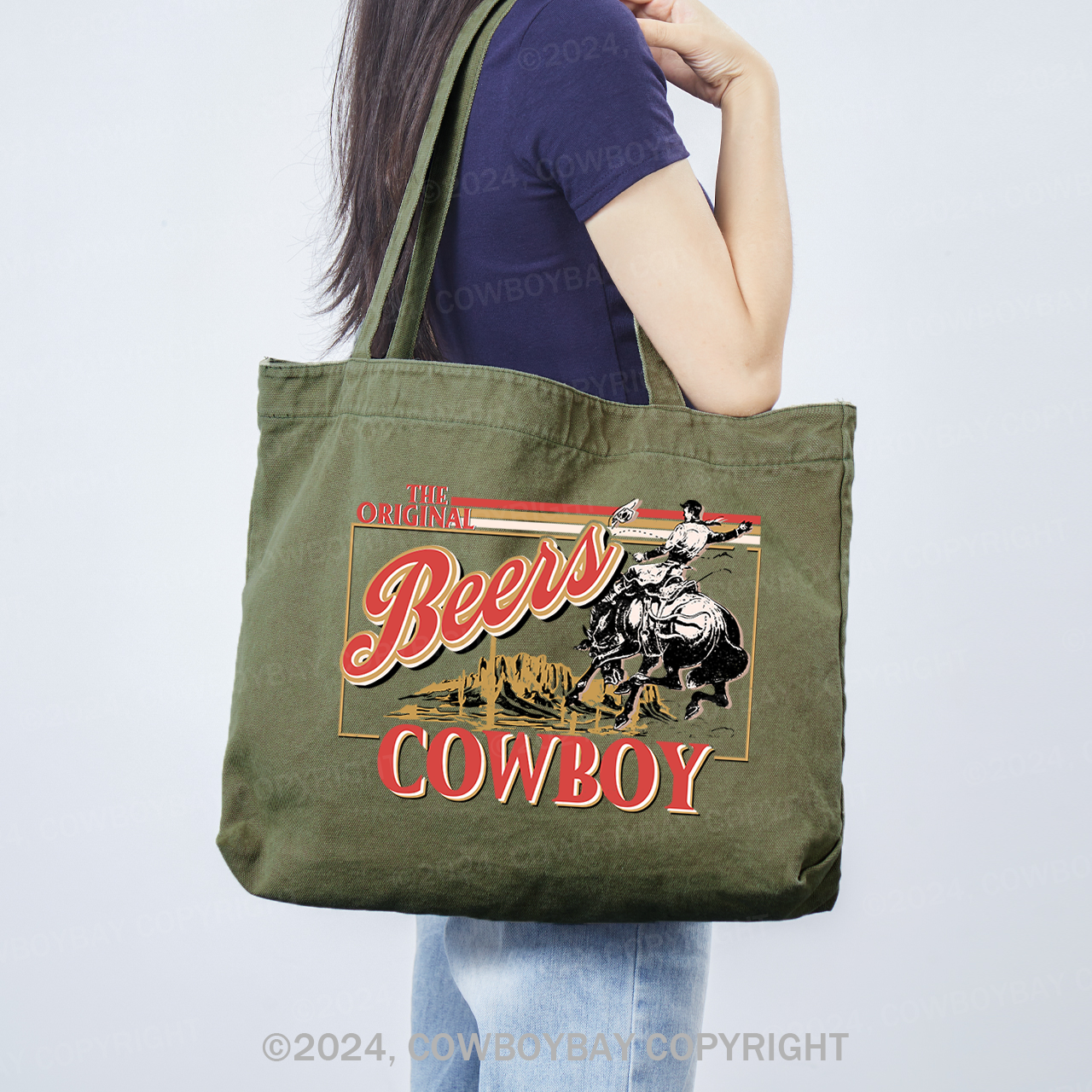 Beers,The Rodeo Of Cowboy Tote Bag