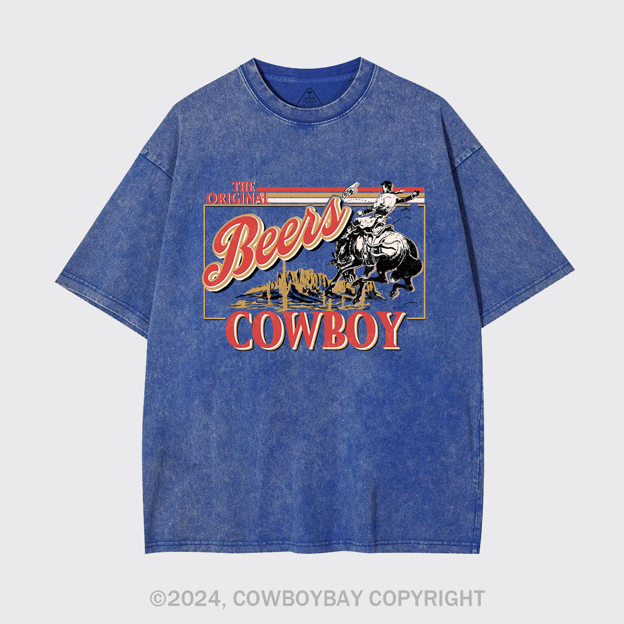 Beers,The Rodeo Of Cowboy Garment-dye Tees