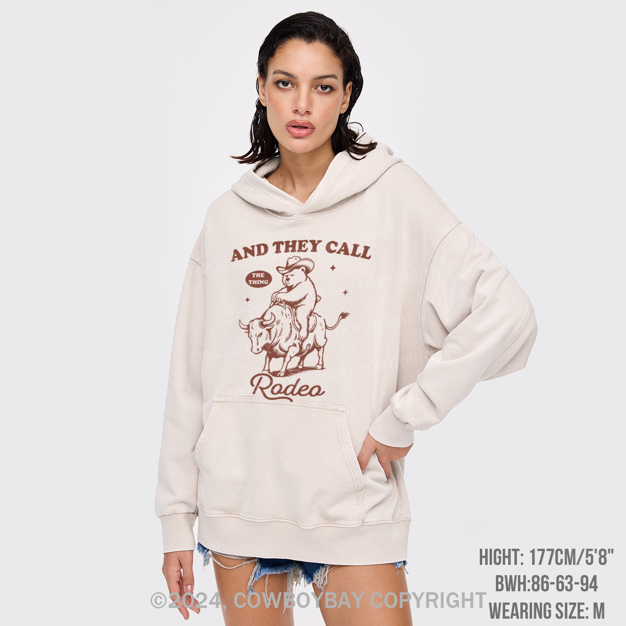 They Call The Thing Rodeo Garment-Dye Hoodies