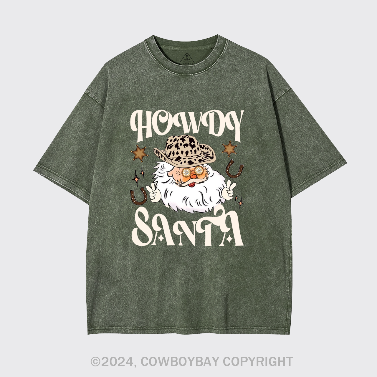Howdy Santa Garment-dye Tees