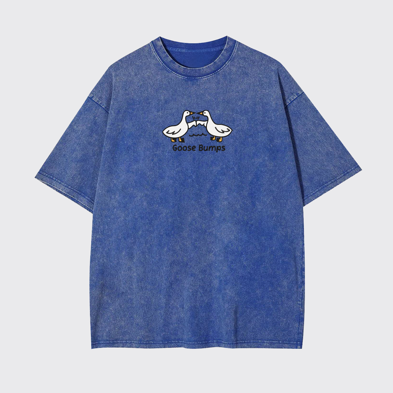 Goose Bumps Embroidered Garment-dye Tees