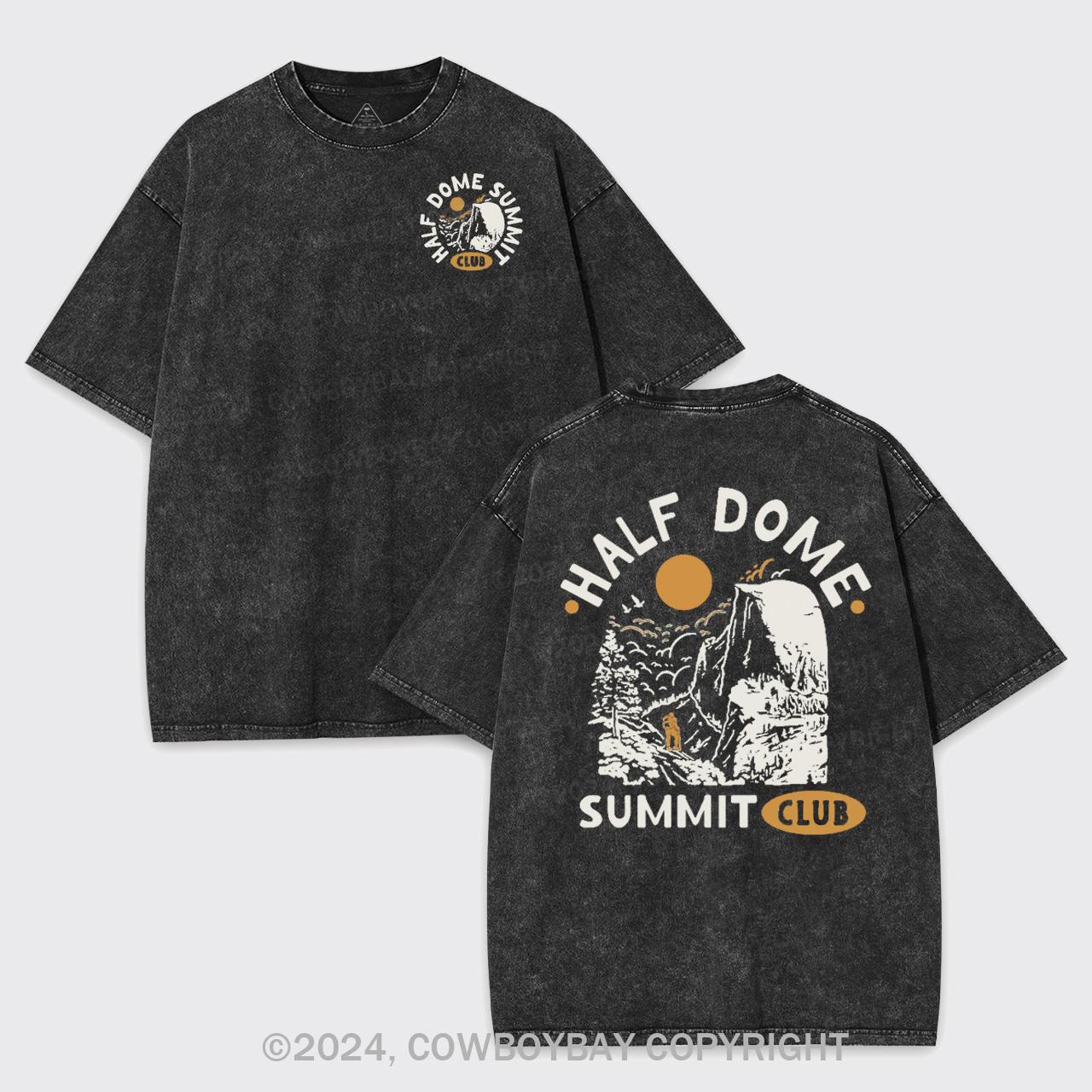 Half Dome Summit Club Garment-dye Tees