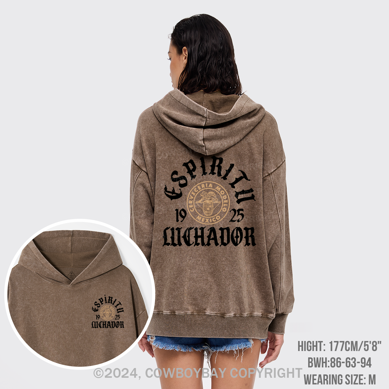 Espiritu Luchador Garment-Dye Hoodies