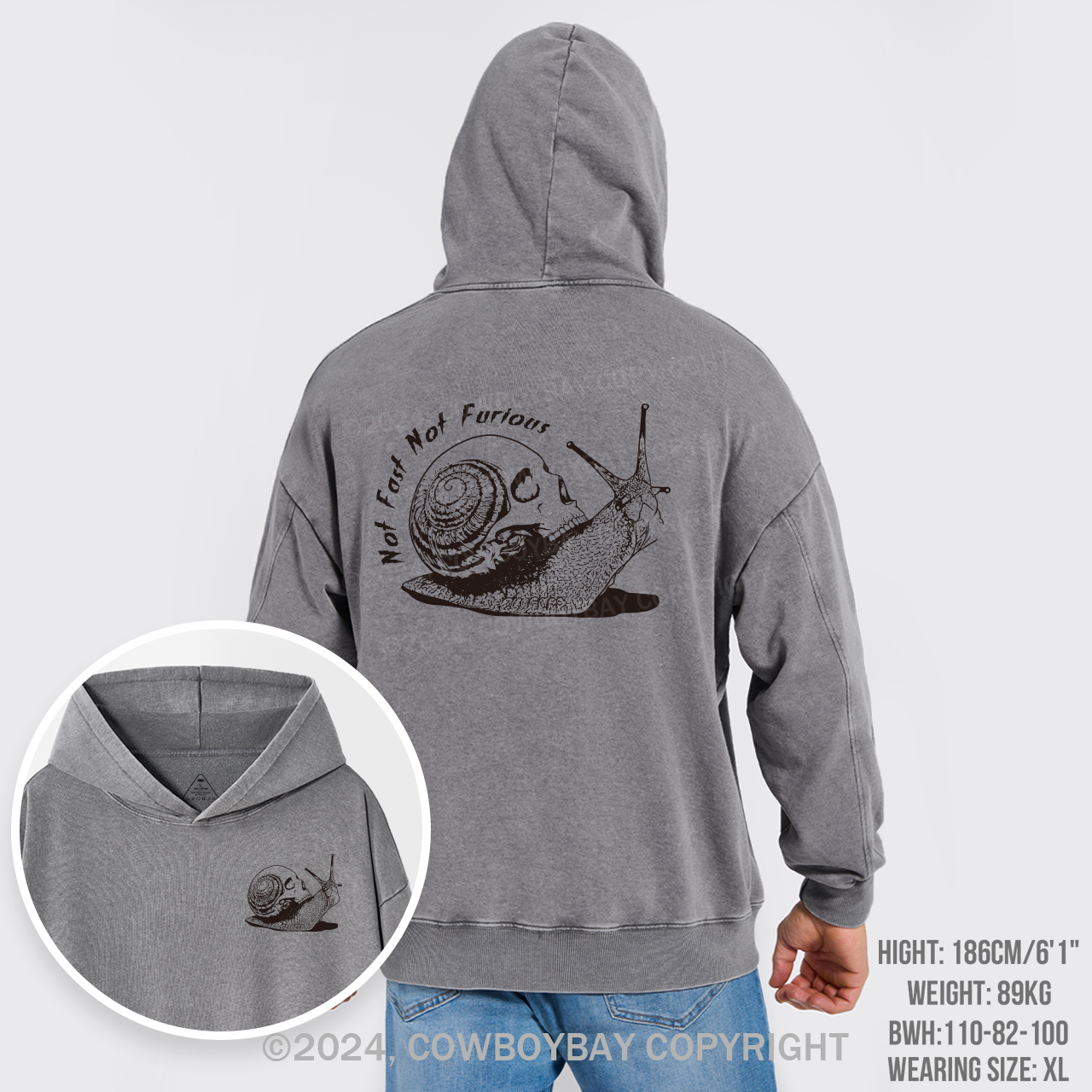 Not Fast Not Furious Garment-Dye Hoodies