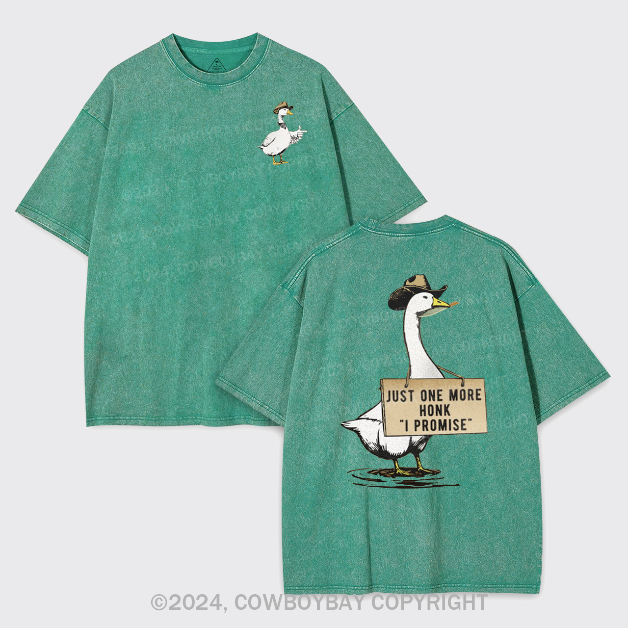 Cowboy Goose Garment-dye Tees