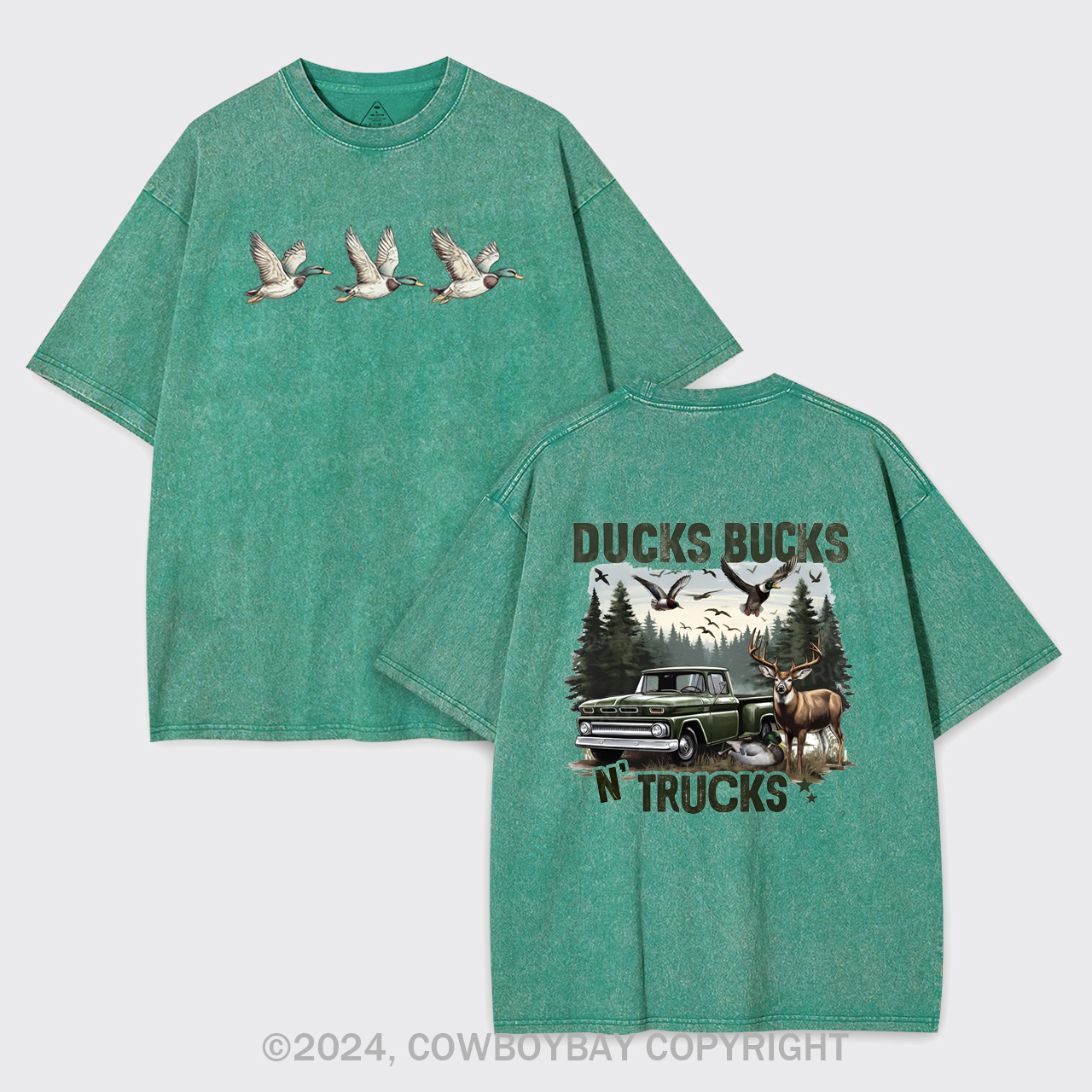 Bucks Ducks N'trucks Garment-dye Tees