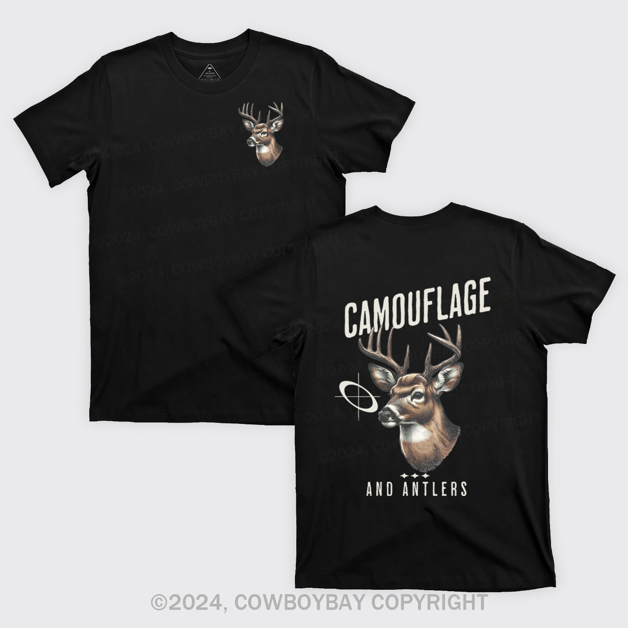 Camouflage Deer Hunting T-Shirts