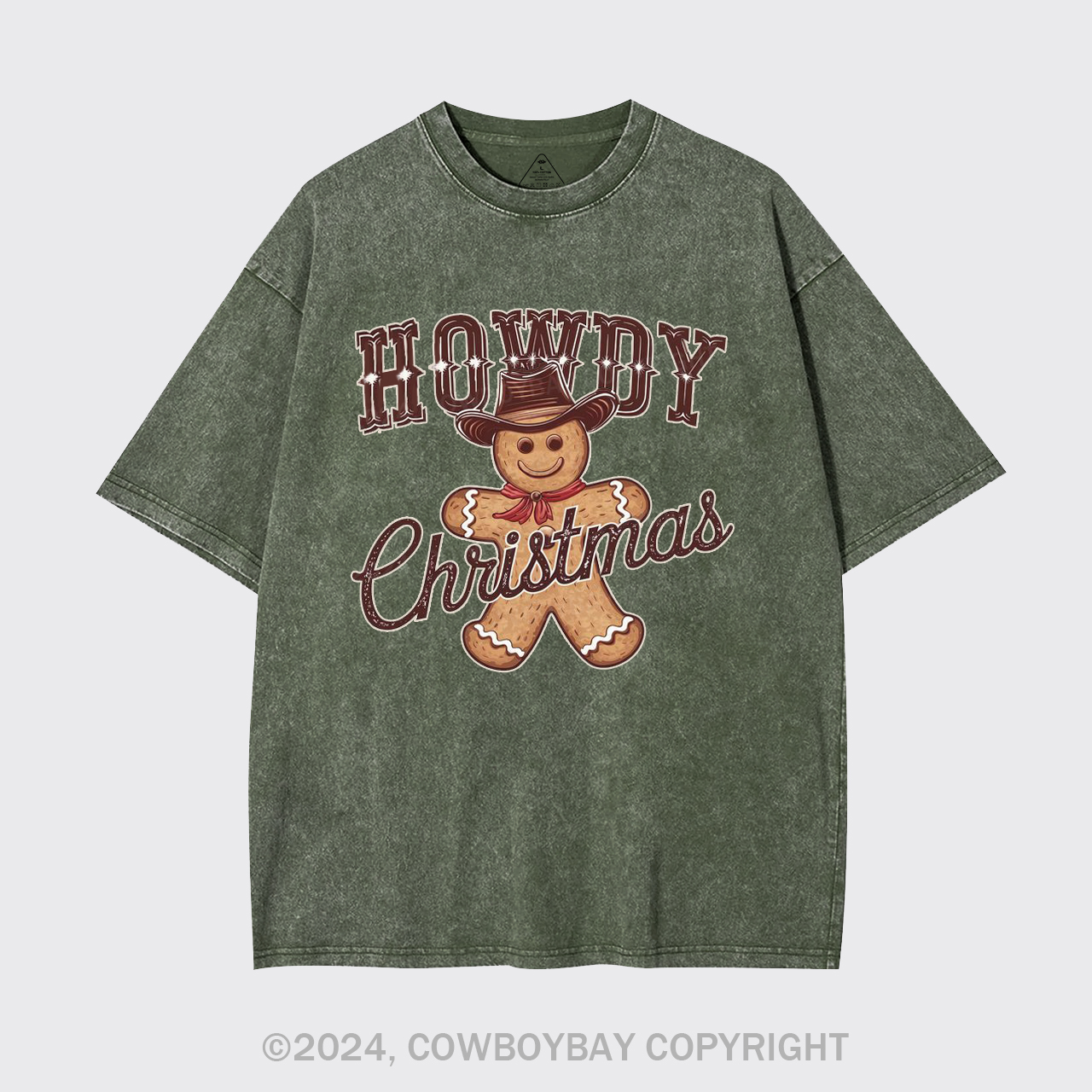 Howdy Christmas Garment-dye Tees