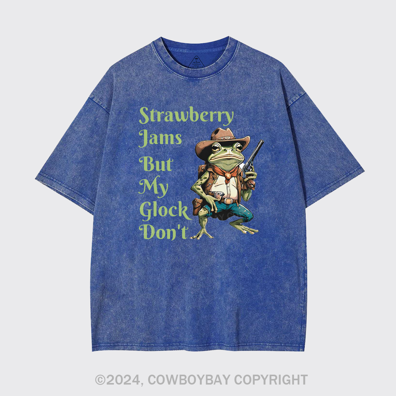 Strawberry Jams But My Glock Don't Garment-dye Tees